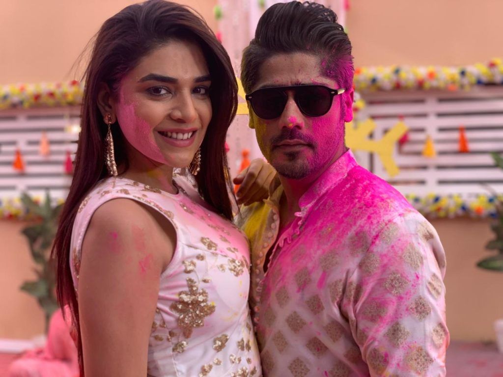 Kundali Bhagya's Srishti and Sameer's Holi celebration