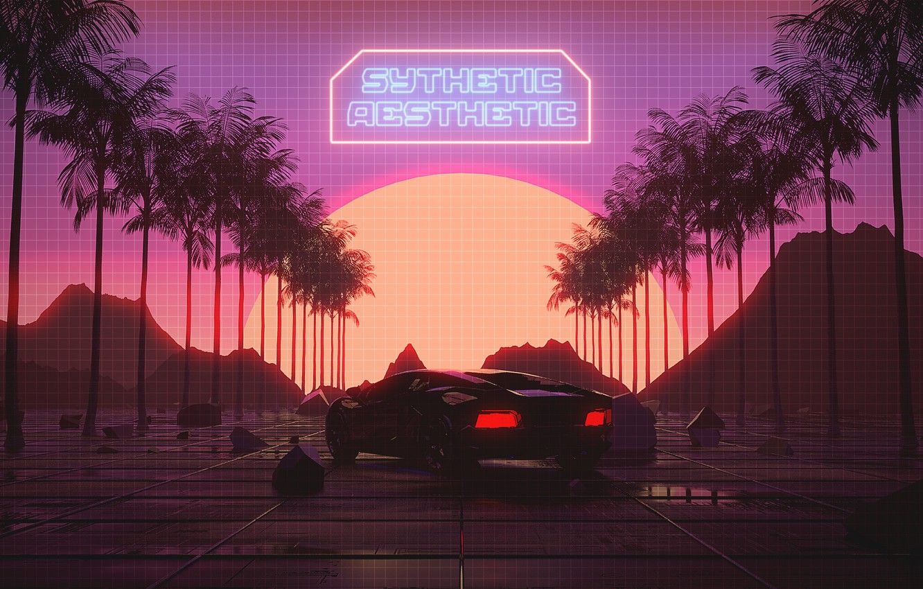 Retro Car Sunset Aesthetic Wallpapers - Wallpaper Cave