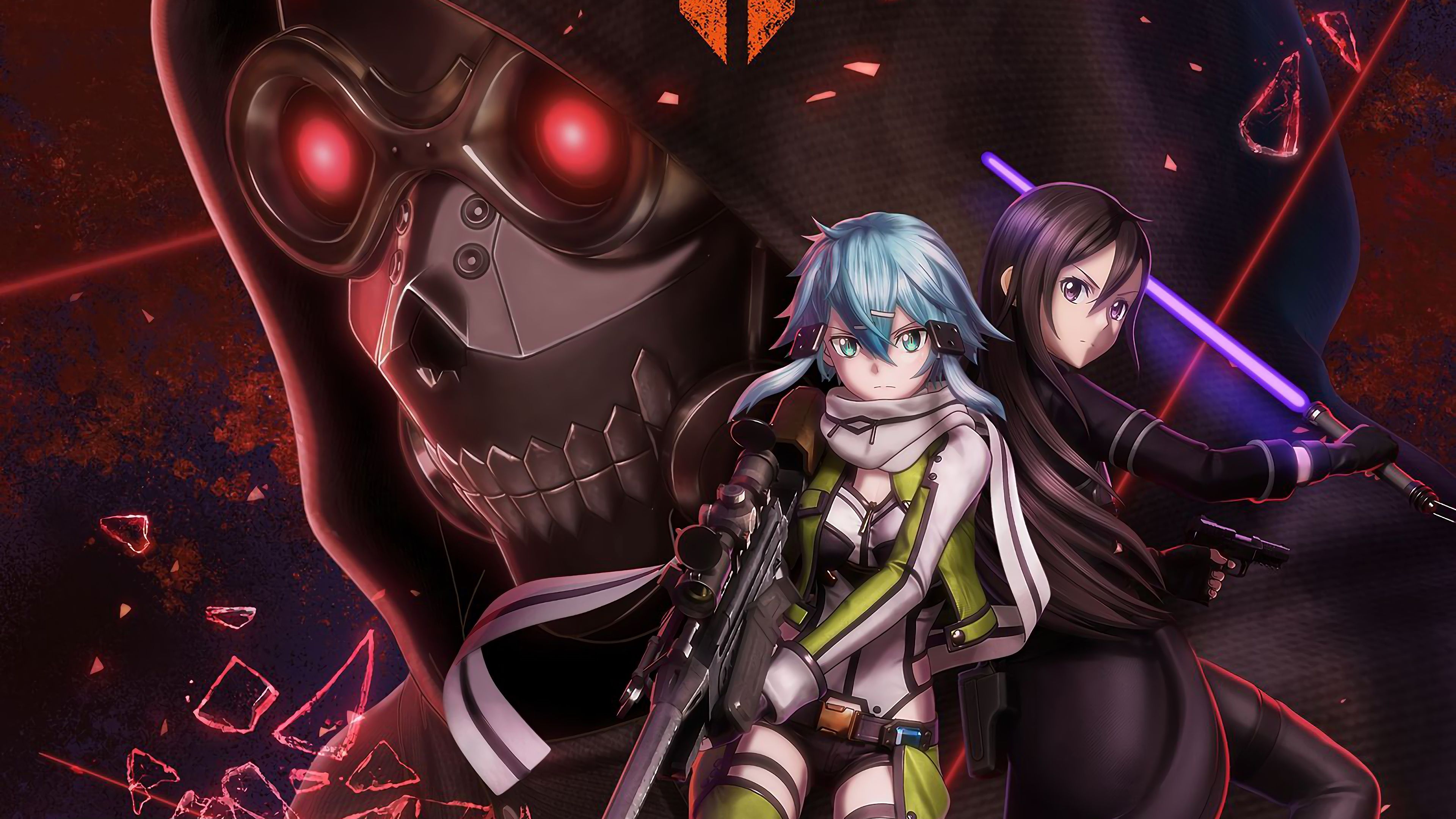 Sword Art Online: Fatal Bullet Sinon Kirito Death Gun 4K