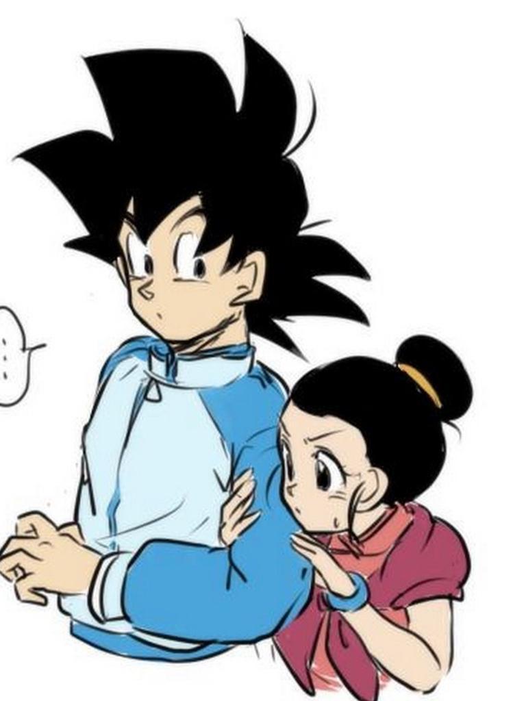Goku and Chi Chi Wallpaper background for Android