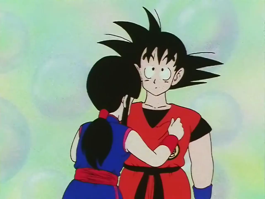 Goku And Chi Chi (Dragon Ball) (c) 1989 Toei Animation, Funimation