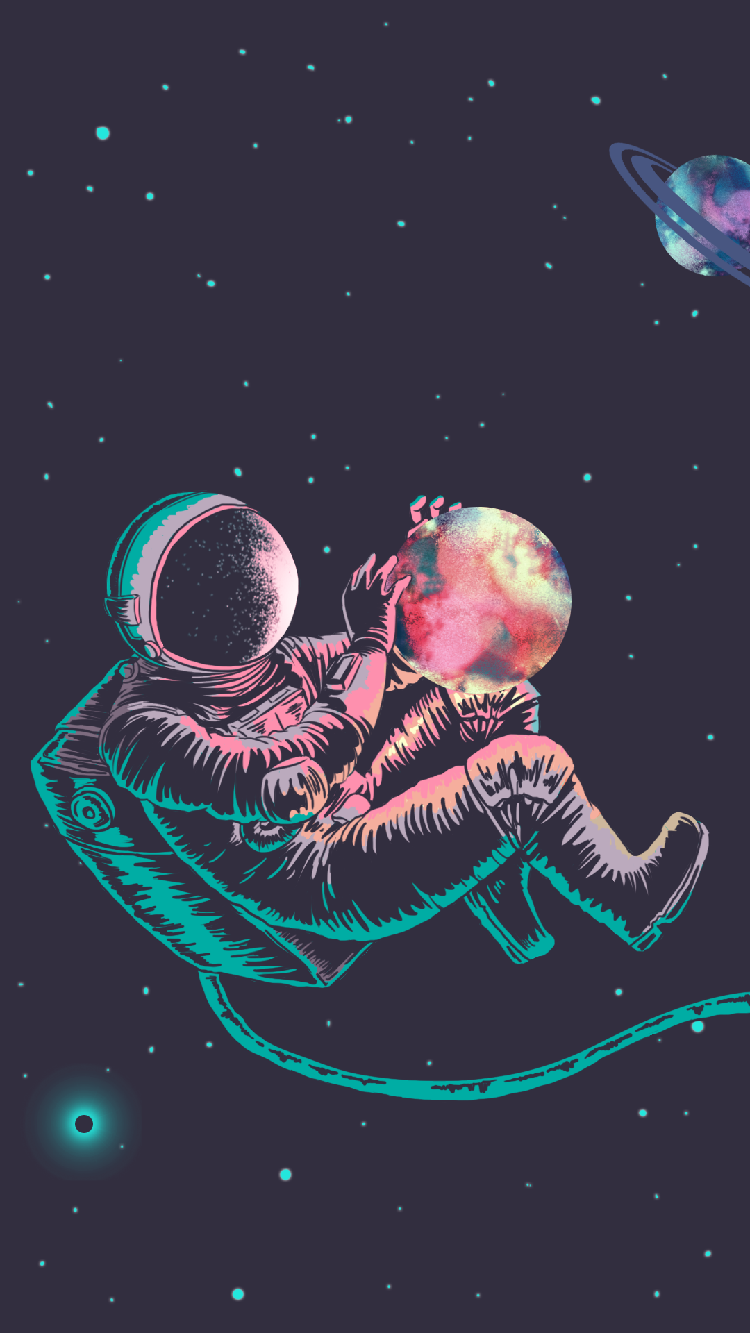 Wallpaper Astronaut Galaxy by Gocase. Astronaut wallpaper