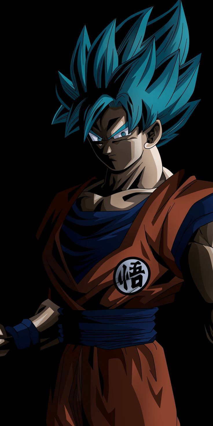 Anime, minimal, dragon ball super, Goku, 1080x2160 wallpaper