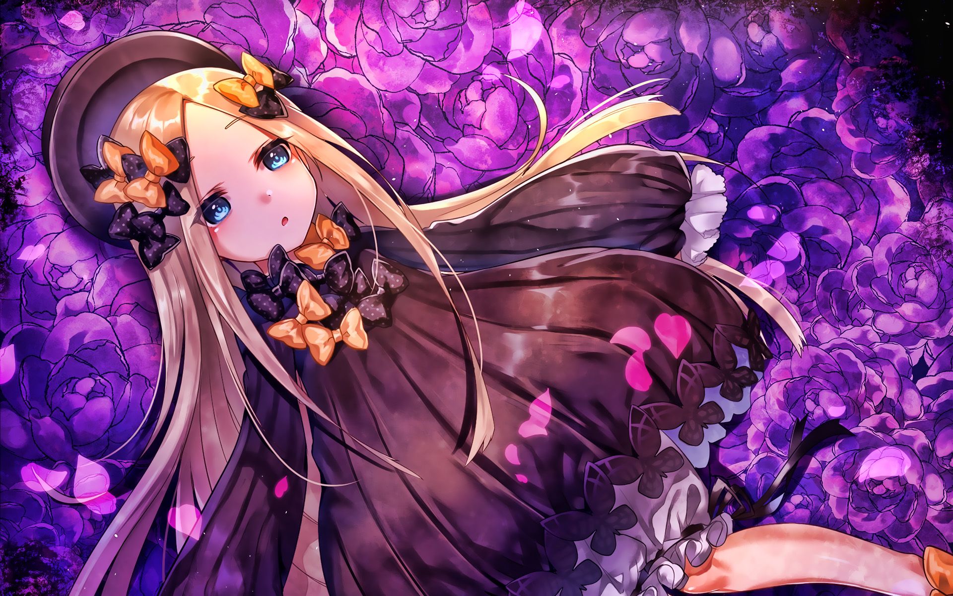 Download wallpapers Abigail Williams, violet flowers, Fate Grand