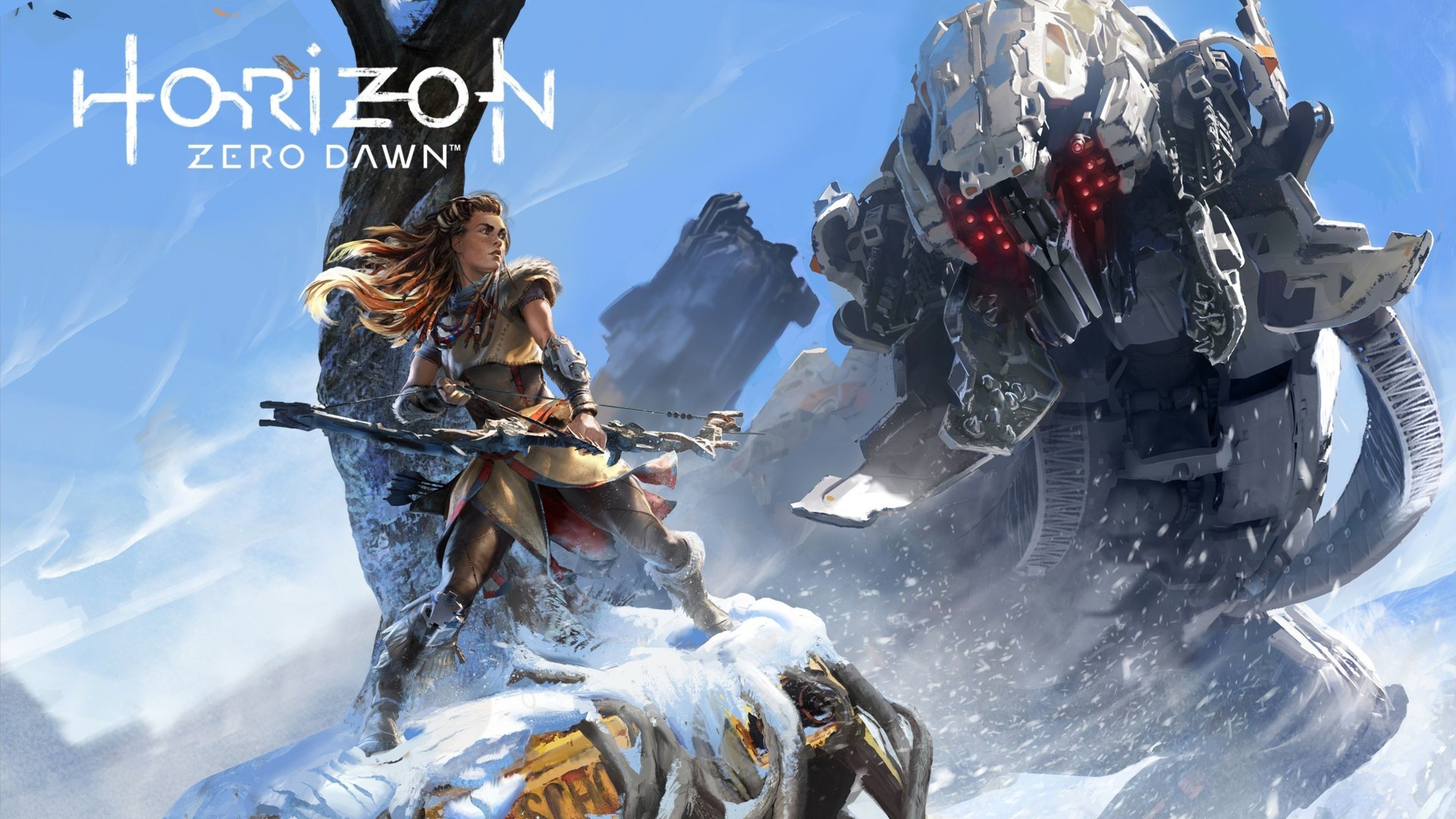 Download 3840x2160 Horizon: Zero Dawn, Aloy, Artwork Wallpaper