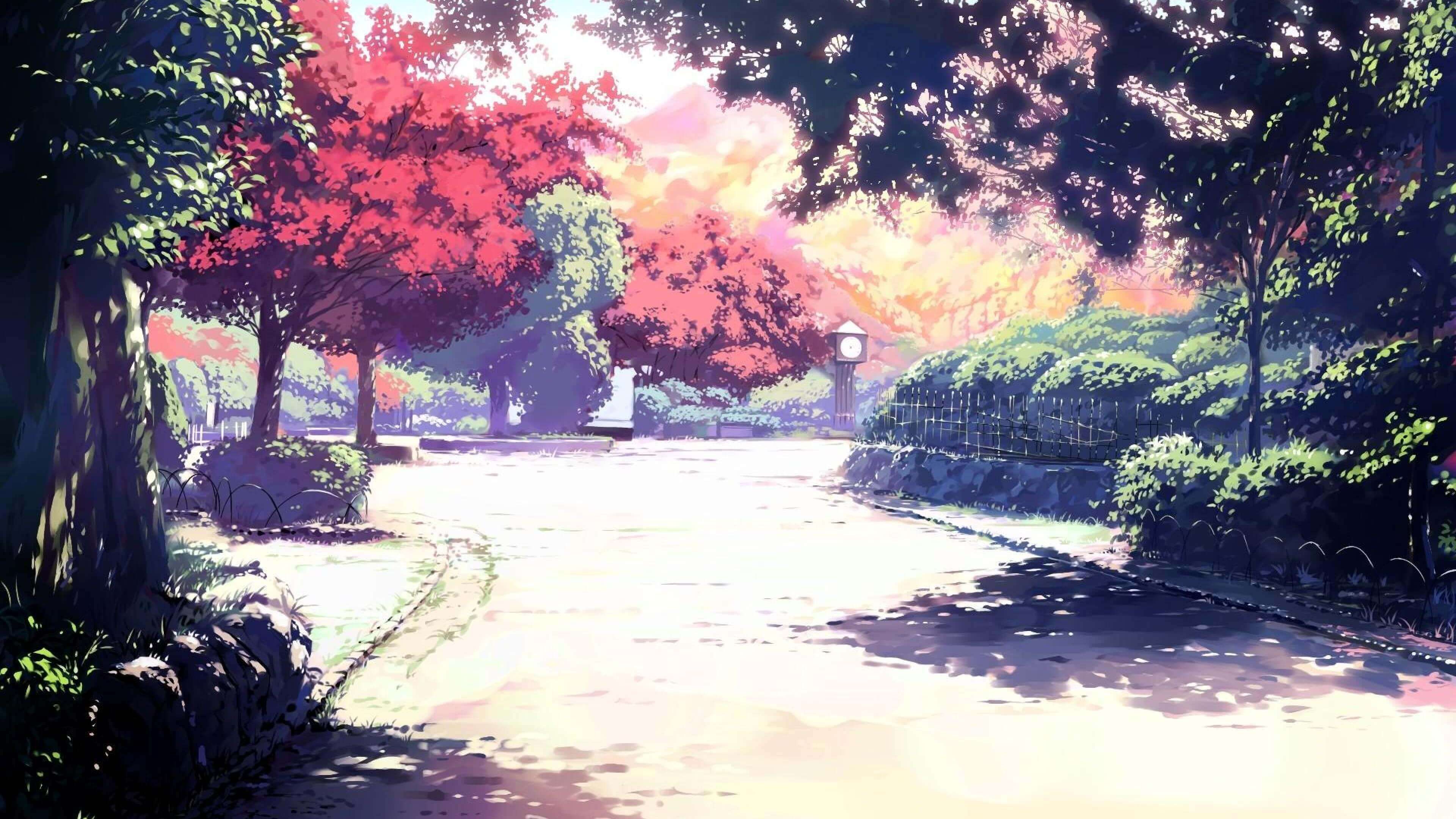 Anime 4K Wallpaper. Anime scenery