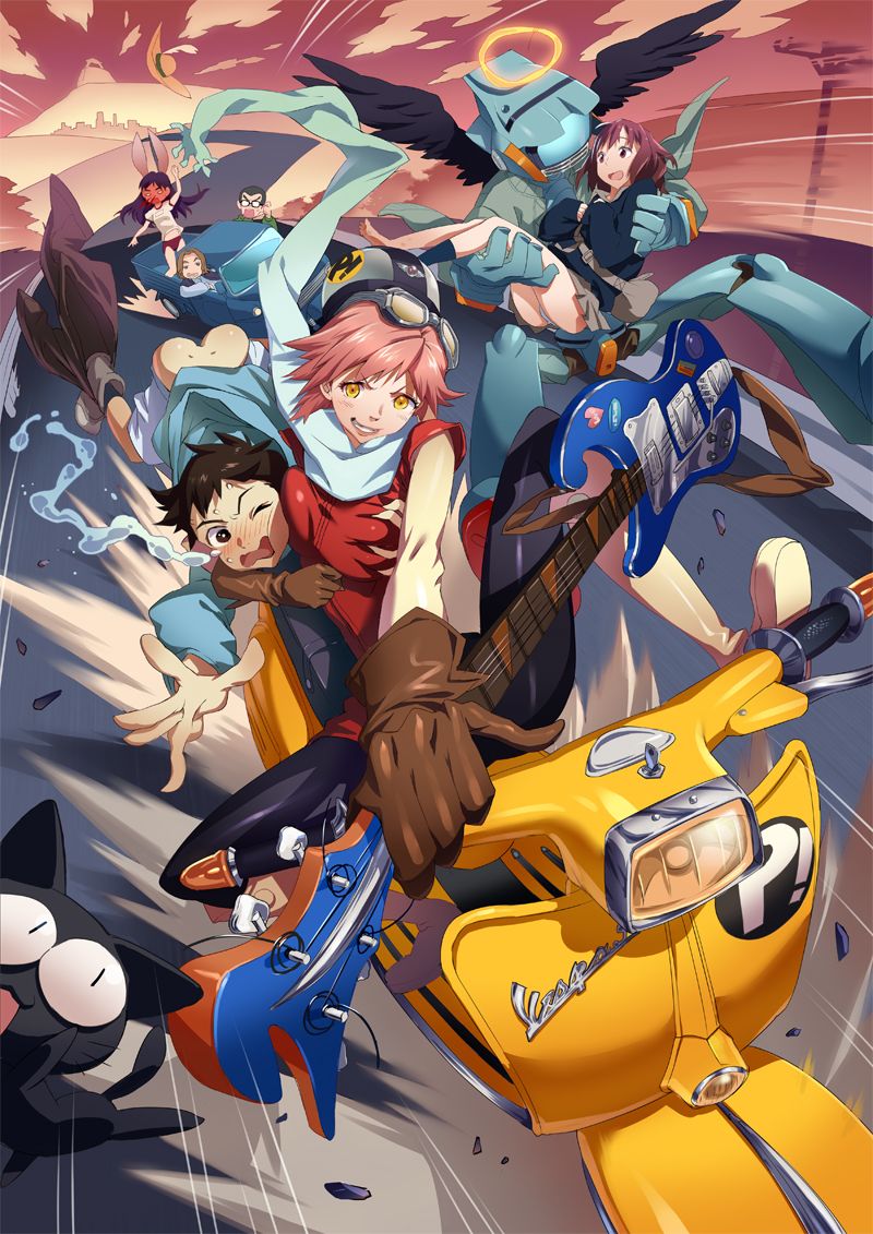 FLCL Mobile Wallpaper Anime Image Board