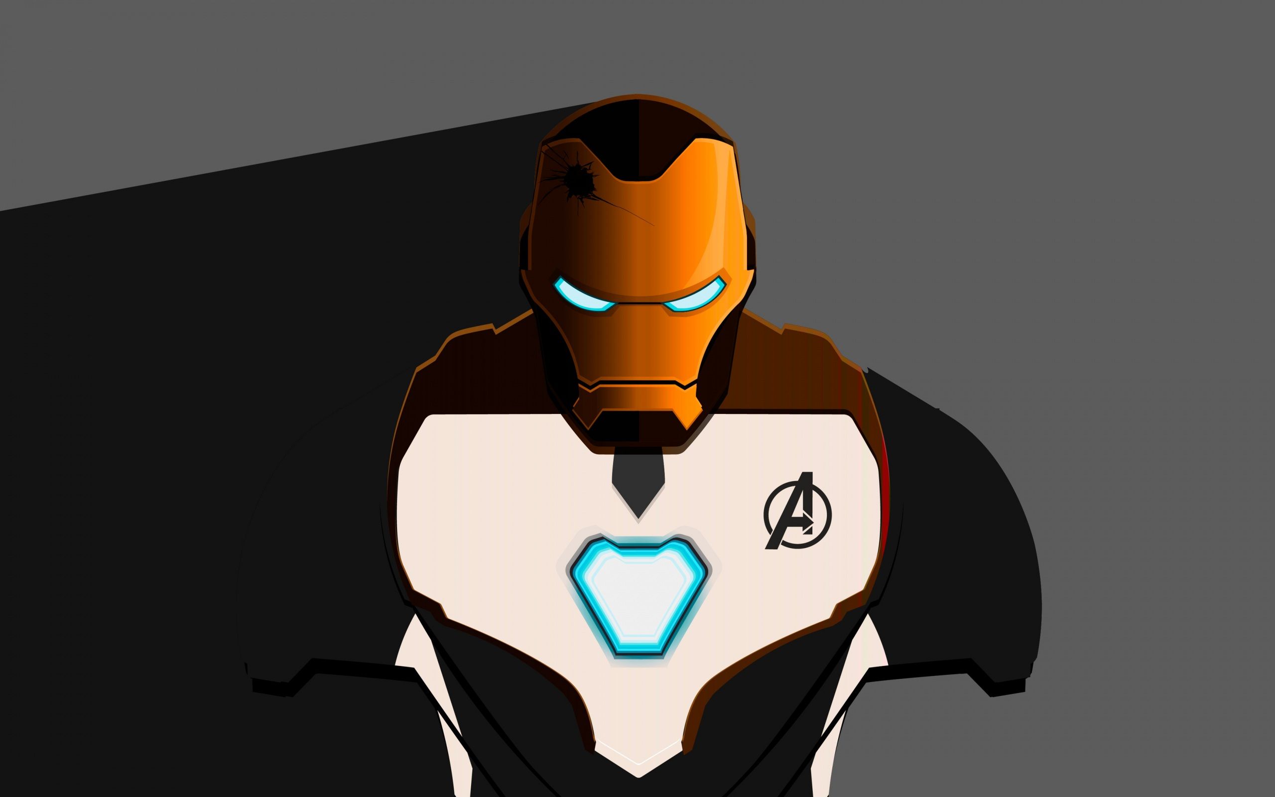Minimalist Iron Man Wallpaper