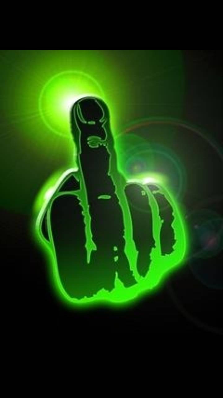 anime middle finger wallpaper hd