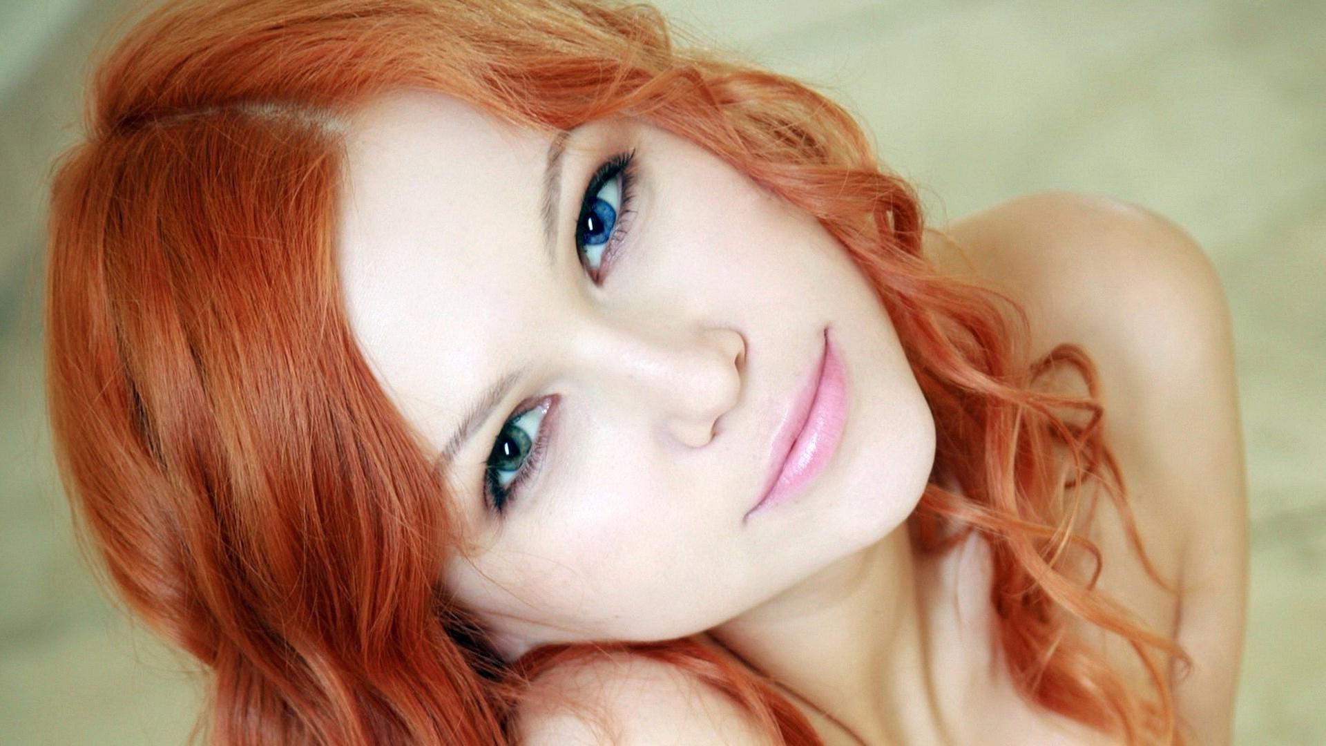 Cute Redhead Girl HD Wallpaperx1080