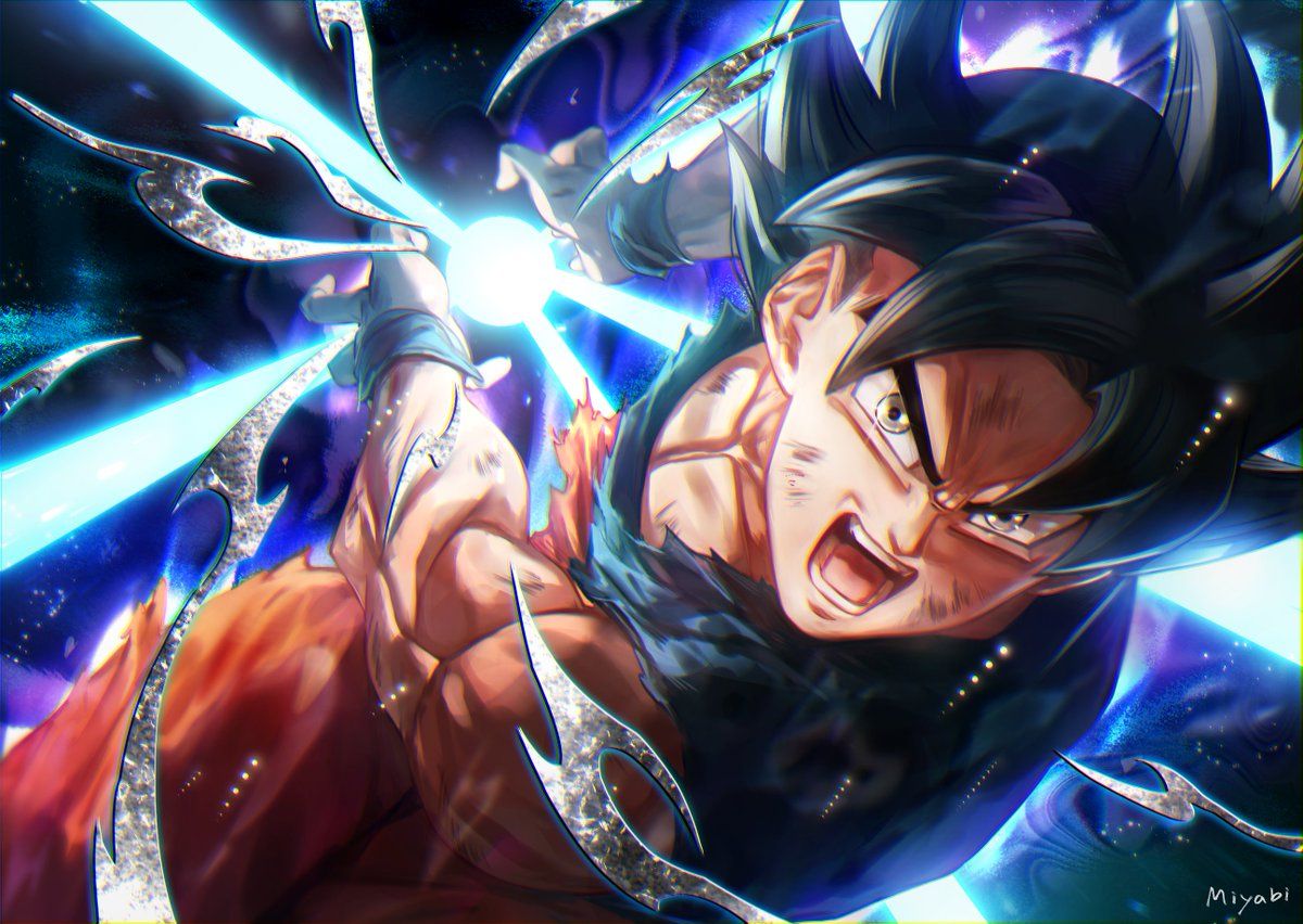 Free download Ultra Instinct Goku by Miyabi DB 3 dbz 1200x852