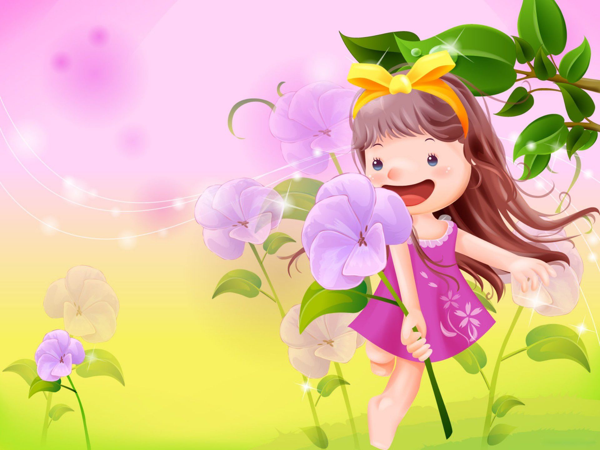 Cute Cartoon Background Free Download