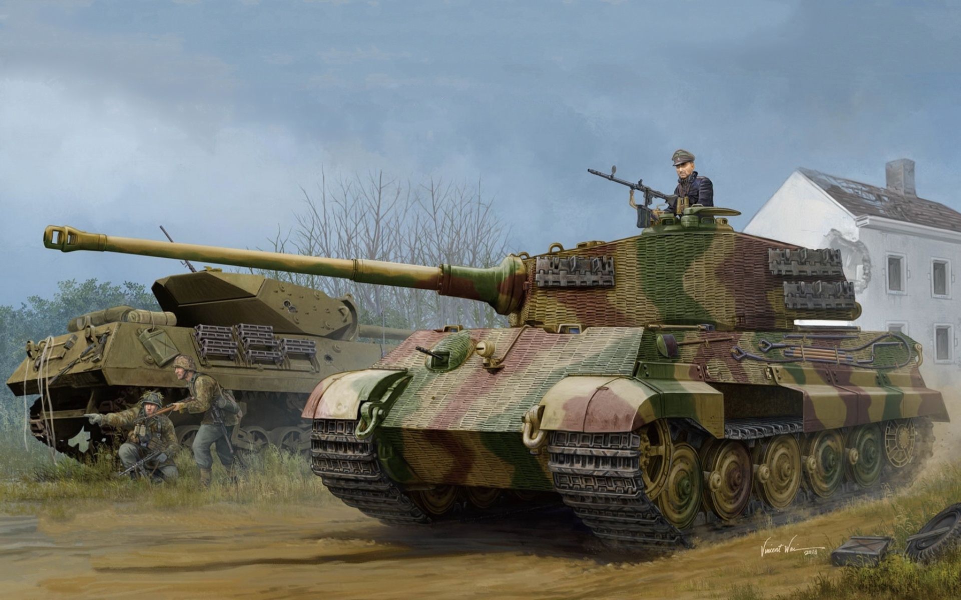 Tiger II HD Wallpaper