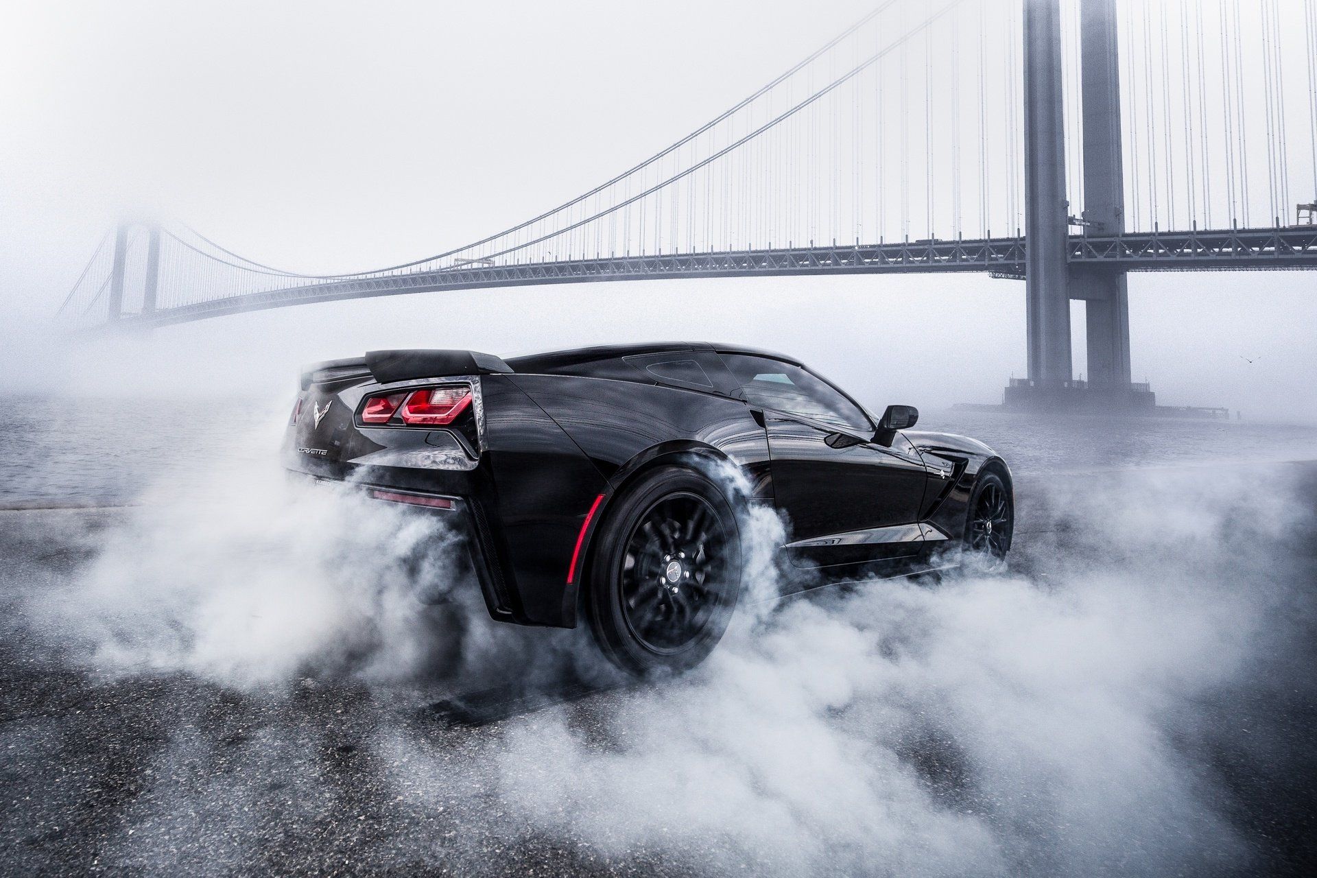 Corvette Burnout Wallpaper