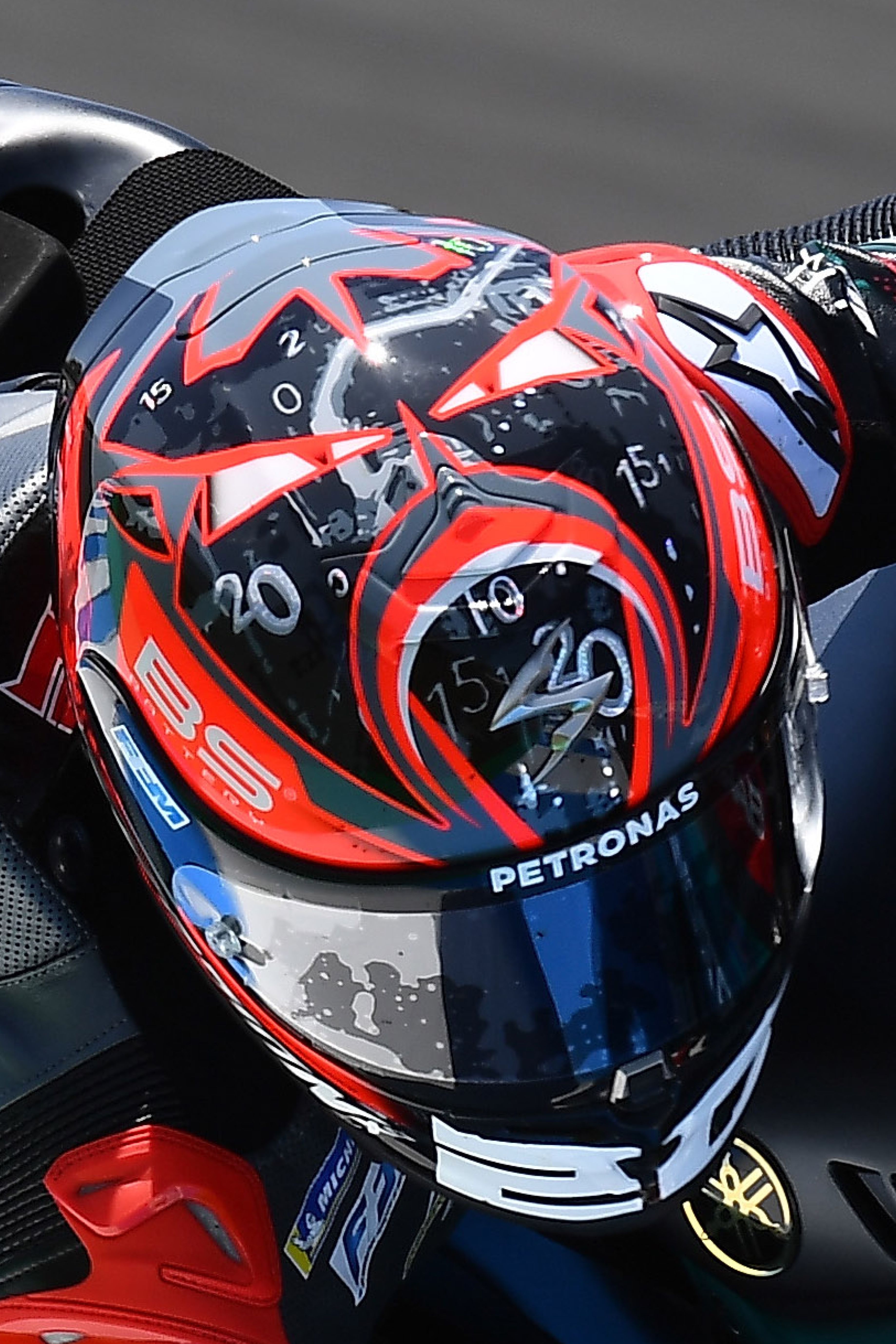 R1 Air Quartararo Replica. Helmet, Riding gear, Motorbike art
