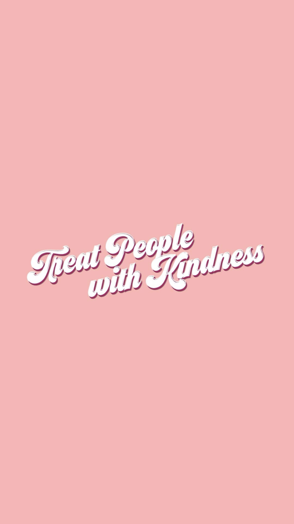 treat people with kindness quote lockscreen