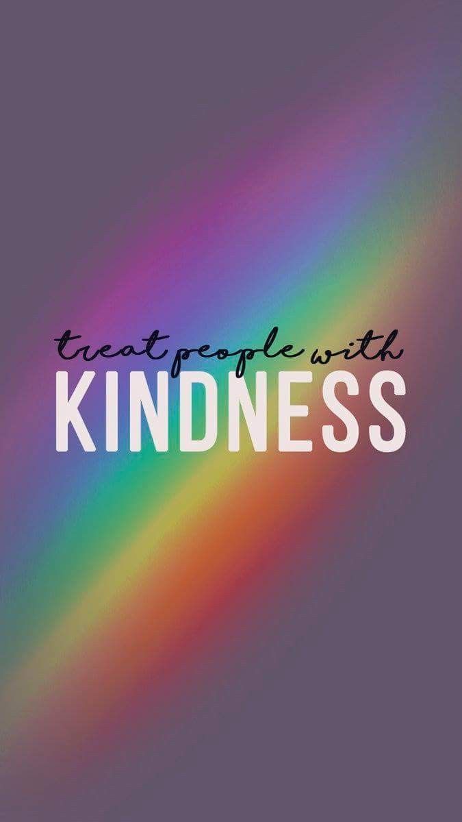 Wallpaper Treat People With Kindness. Fondos de blogs, Ideas de