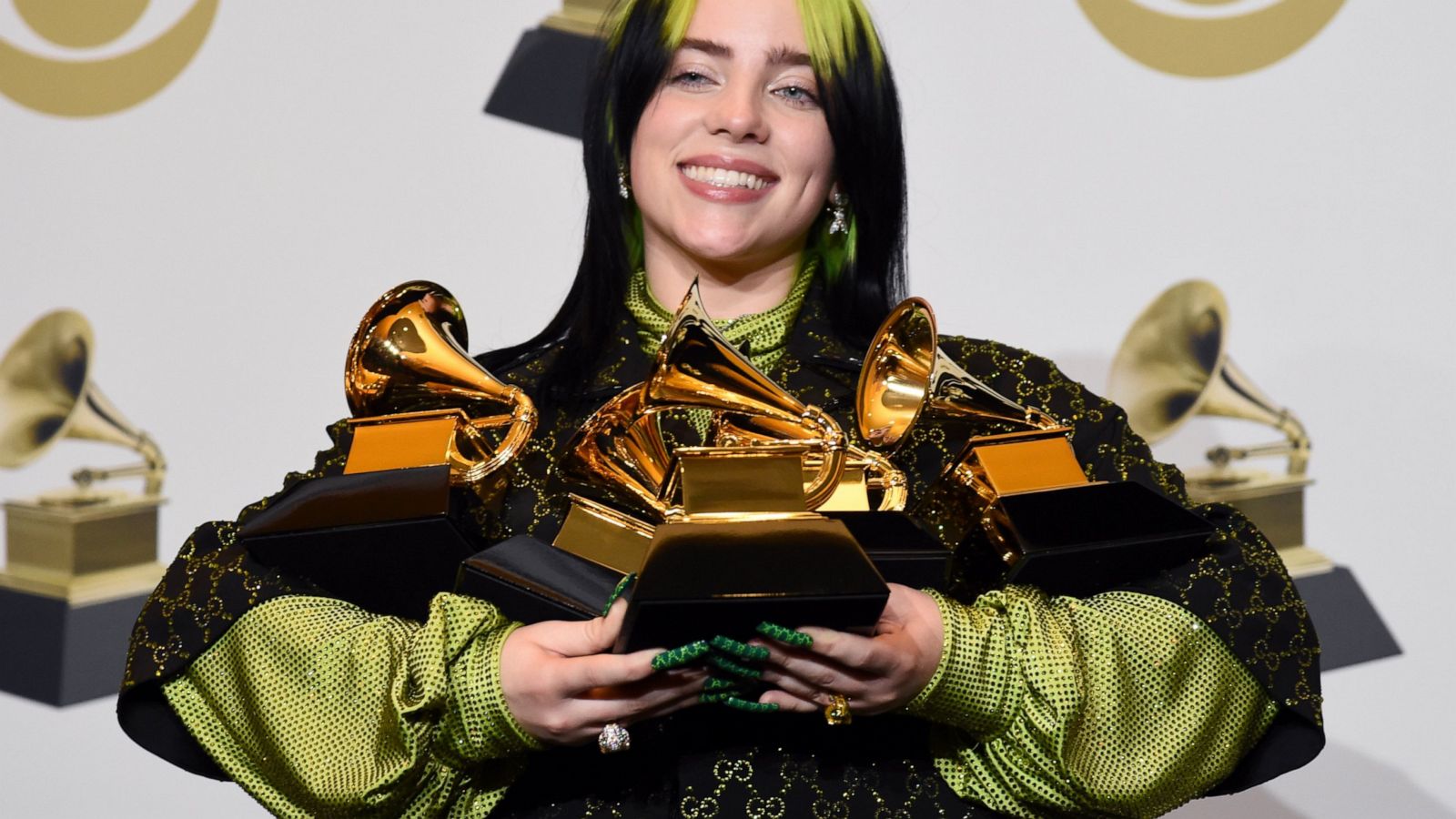 Billie Eilish, a voice of the youth, tops the Grammy Awards