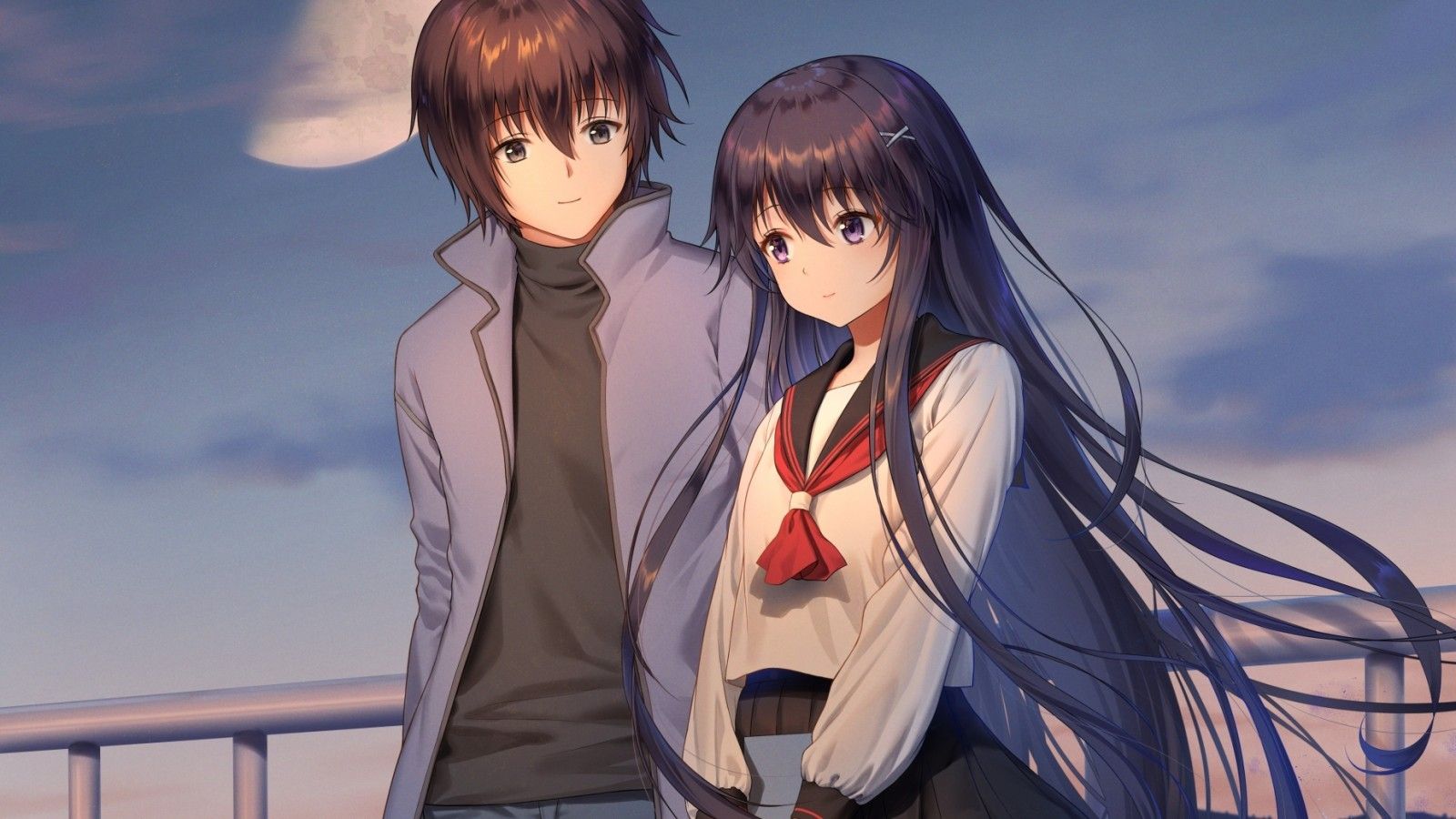 HD anime couple wallpapers