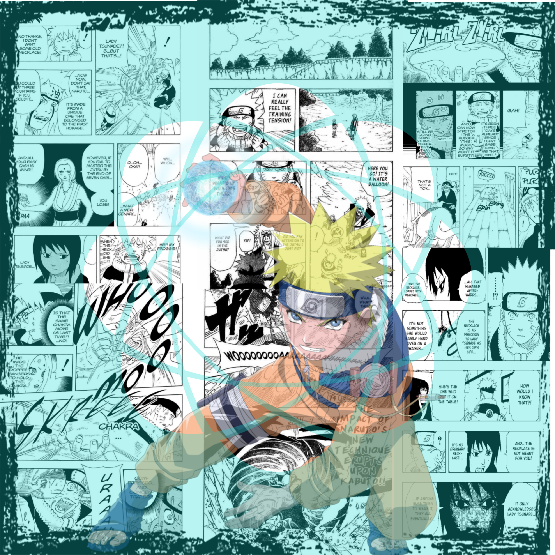 Naruto Rasengan Wallpaper I Made. Comment down below who I should