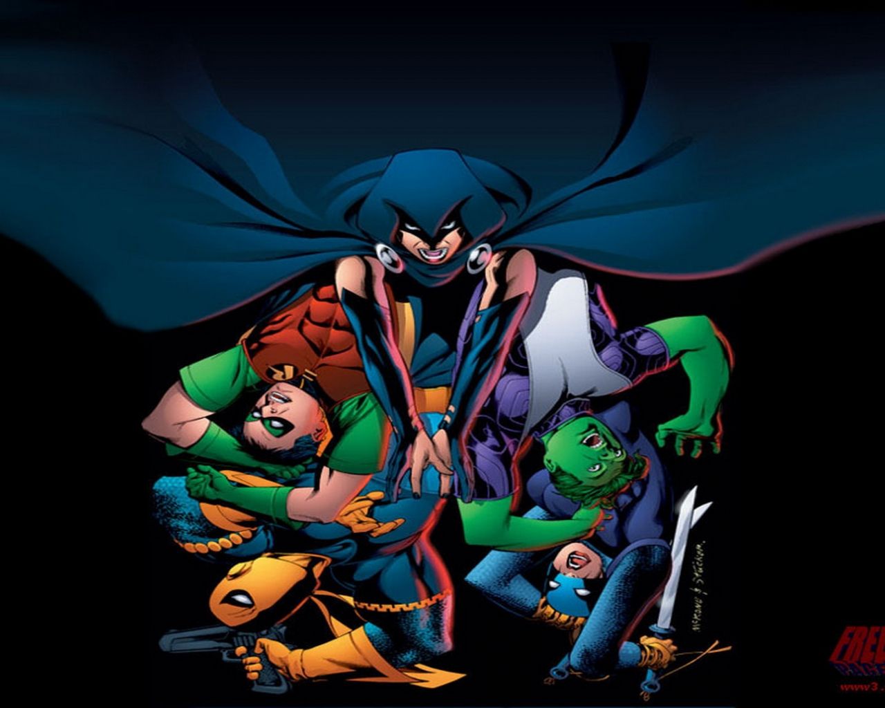 Free download DC Comics Wallpaper Teen Titans dc comics 3976094