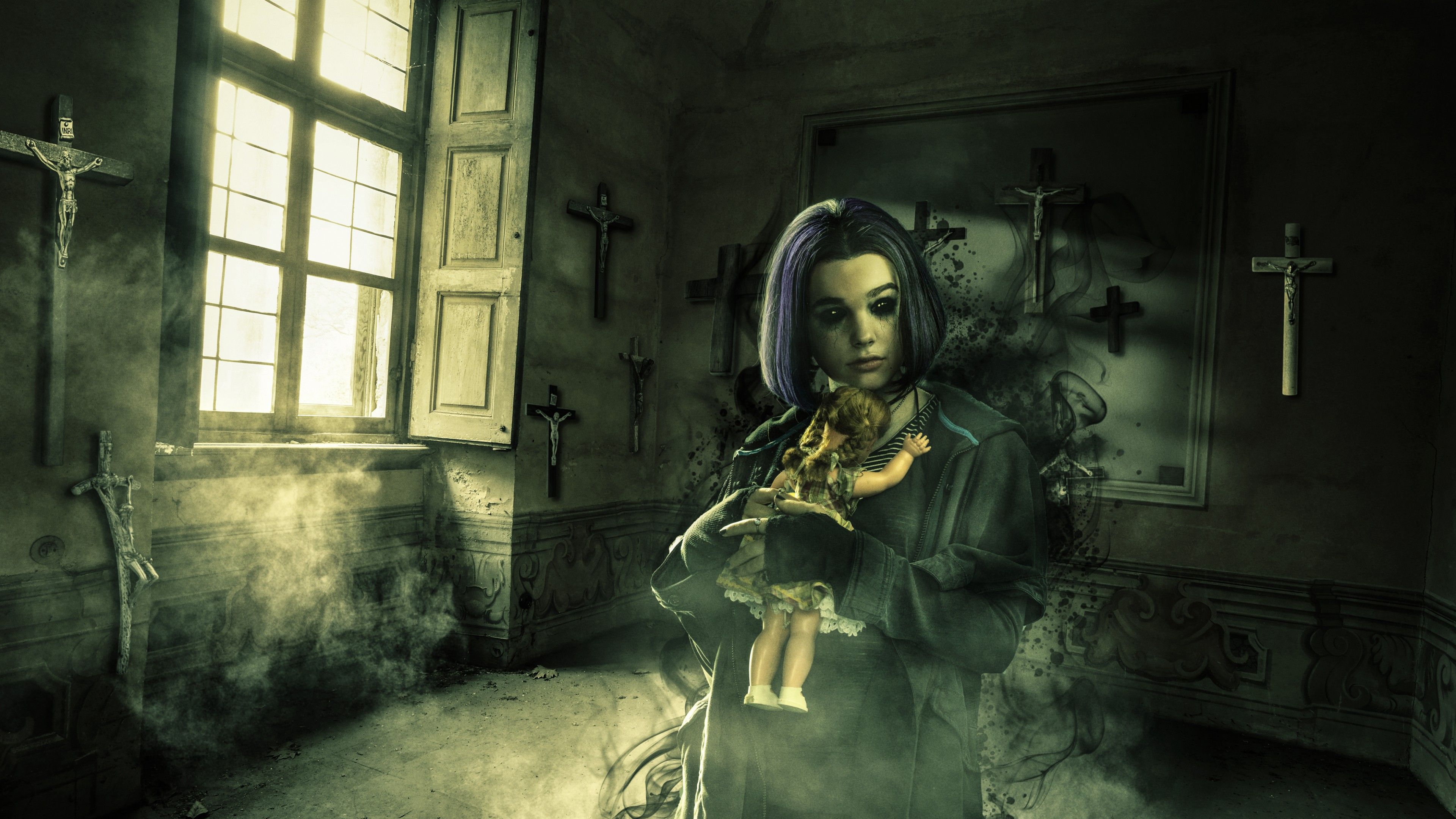 Wallpaper Raven, Titans, DC Comics, Teagan Croft, 4K, TV Series