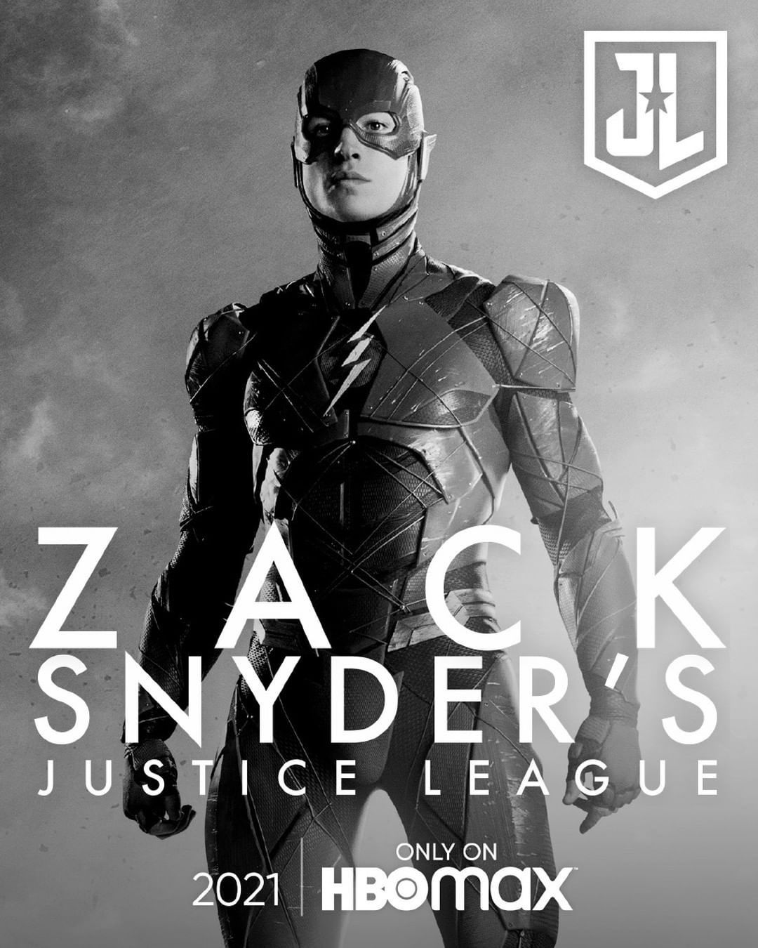 Zack Snyder's Justice League Poster Miller as The Flash