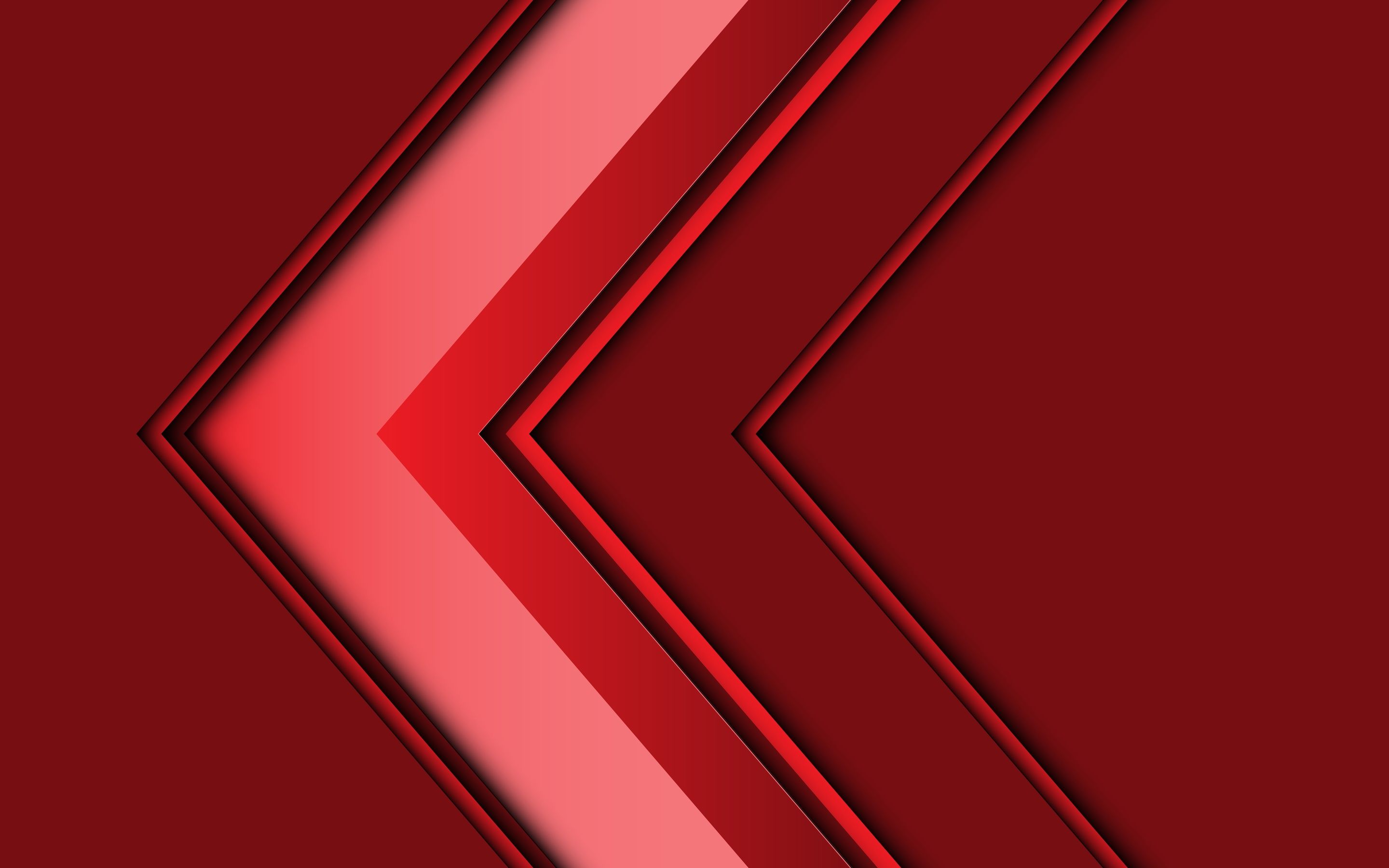 Abstract Arrow 3D Red 5k Macbook Pro Retina HD 4k
