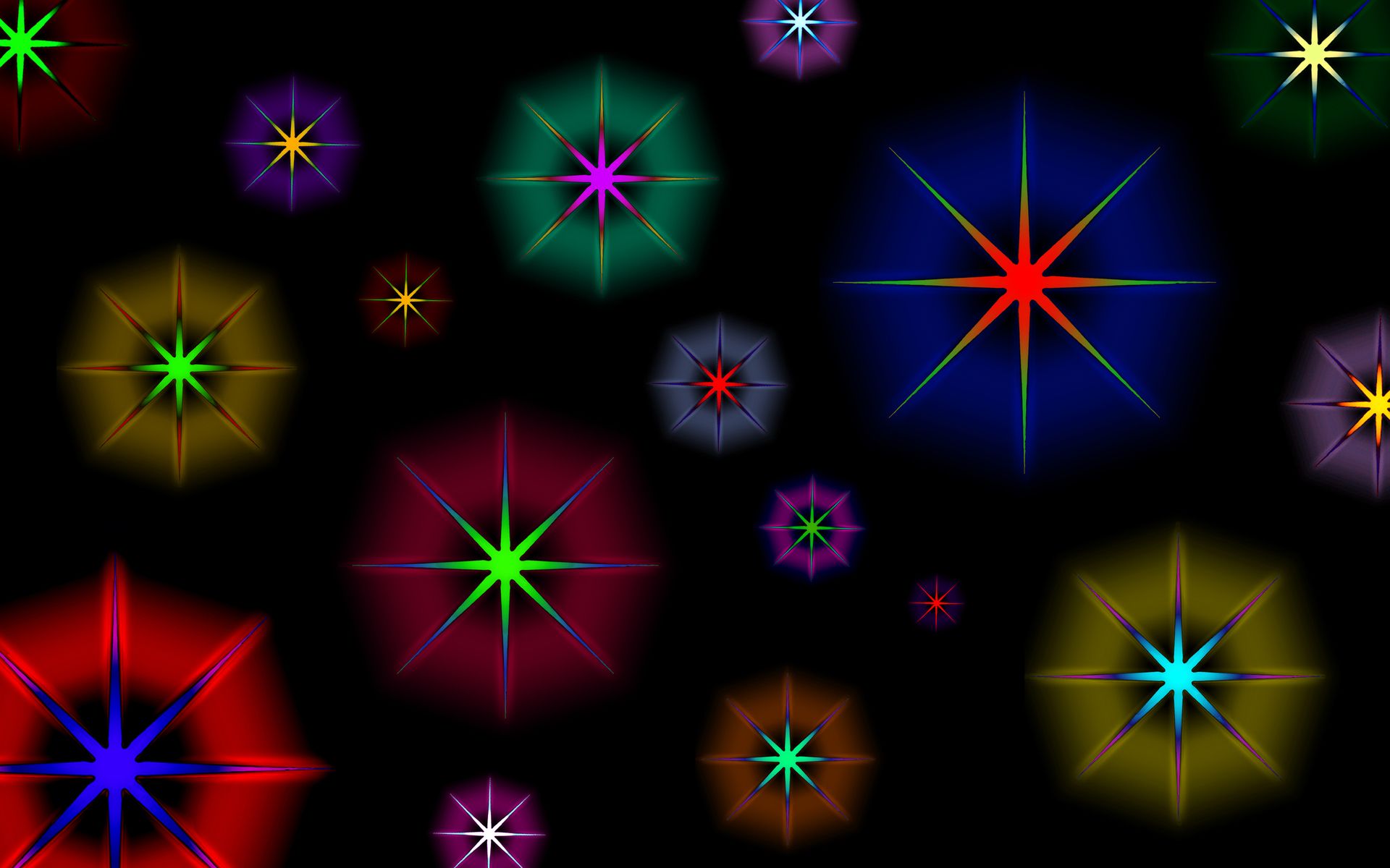 Free download colorful stars abstract wallpaper 1920x1200 1326