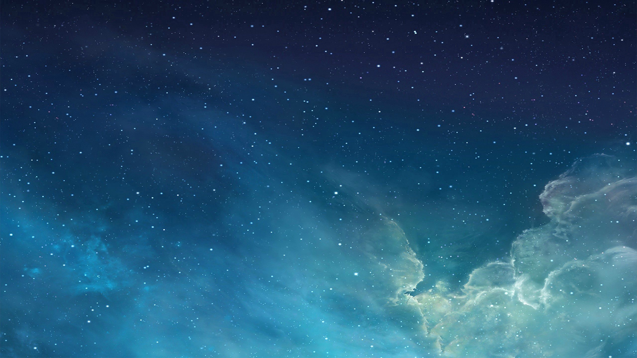 Download wallpaper 2560x1440 sky, stars, clouds, abstract HD