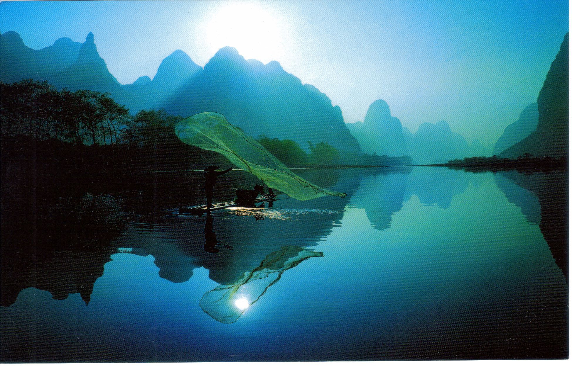 Li River Landscape Wallpaper
