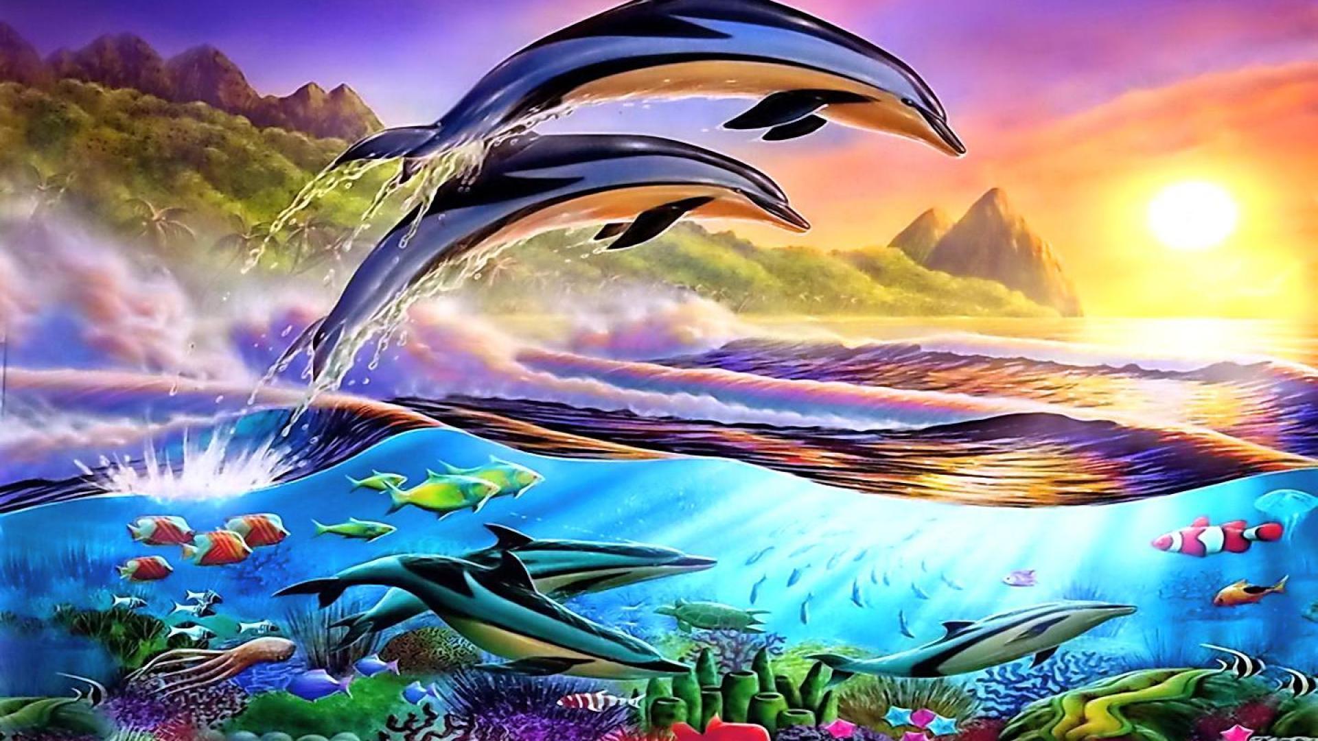 Dolphin HD Live Wallpaper for Android
