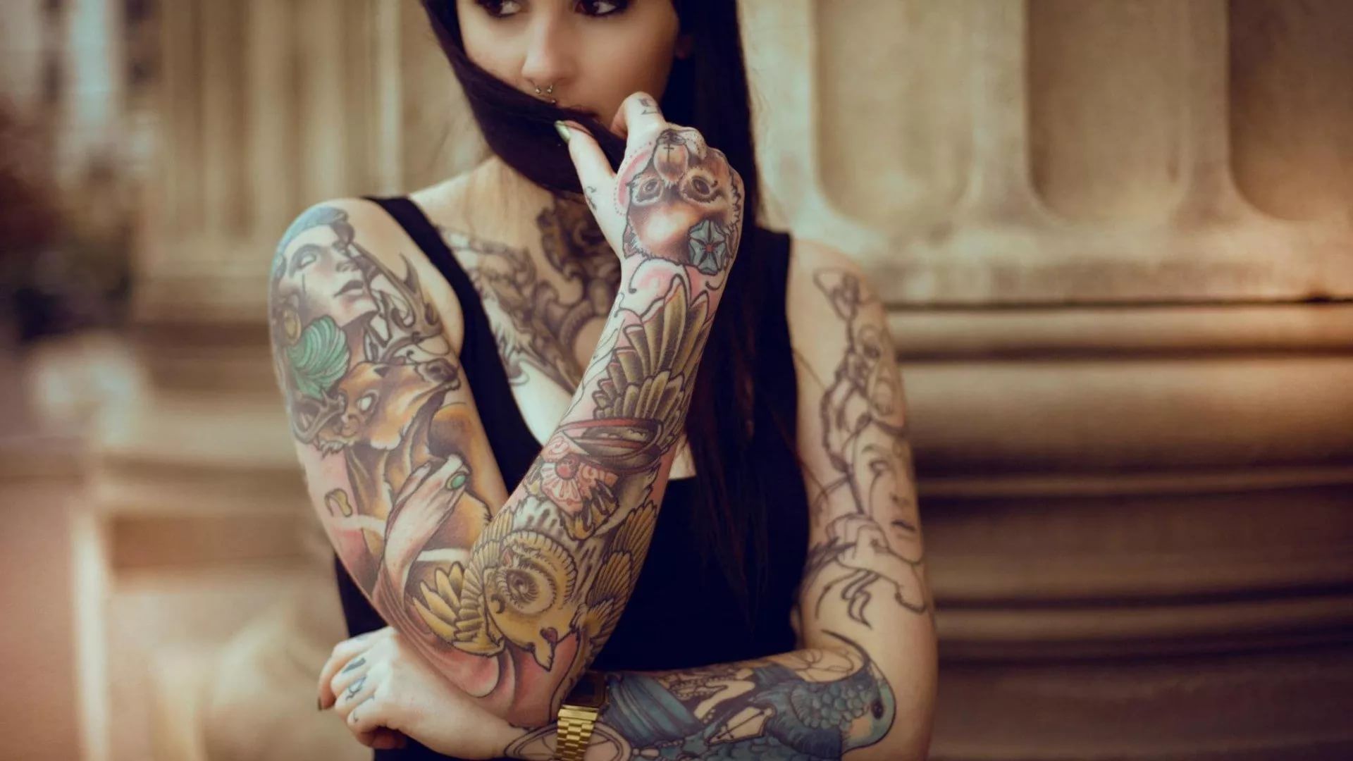 Tattoo Girl Wallpaper