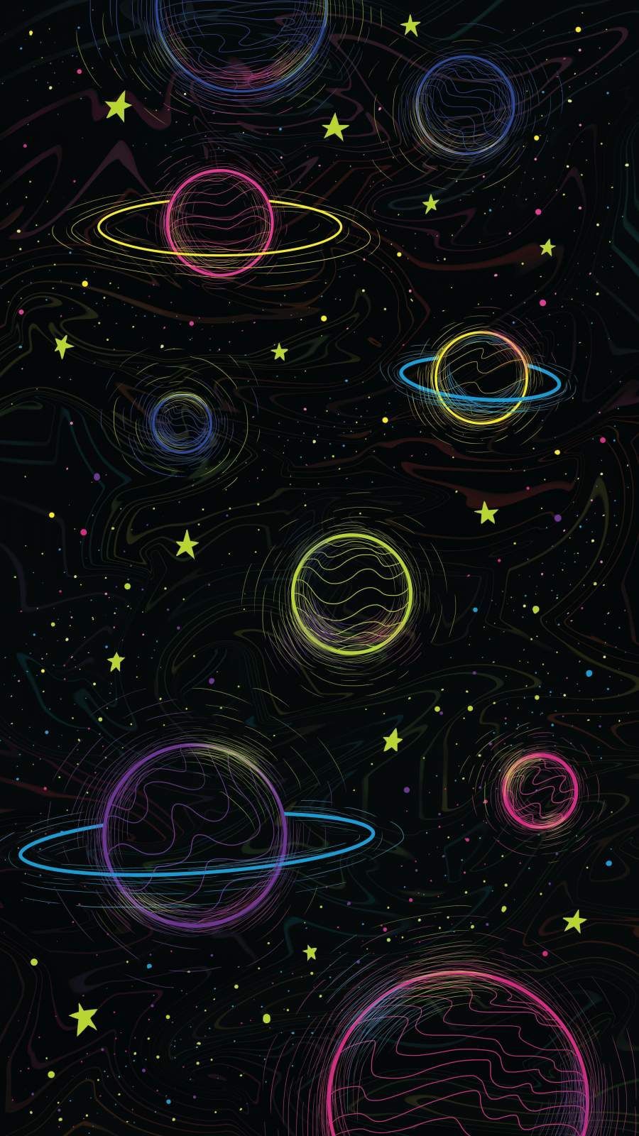 Space Planets Art IPhone Wallpaper. Wallpaper Space, IPhone