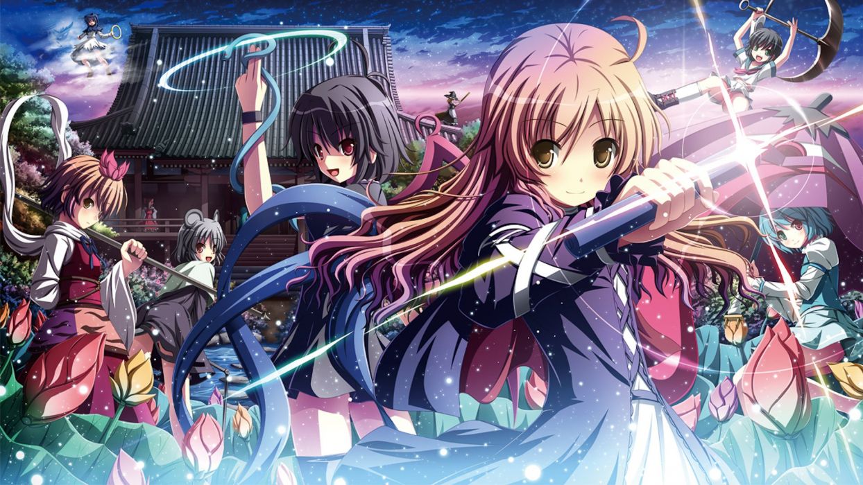 Anime girl beautiful lovely cute happy girls wallpaperx1080