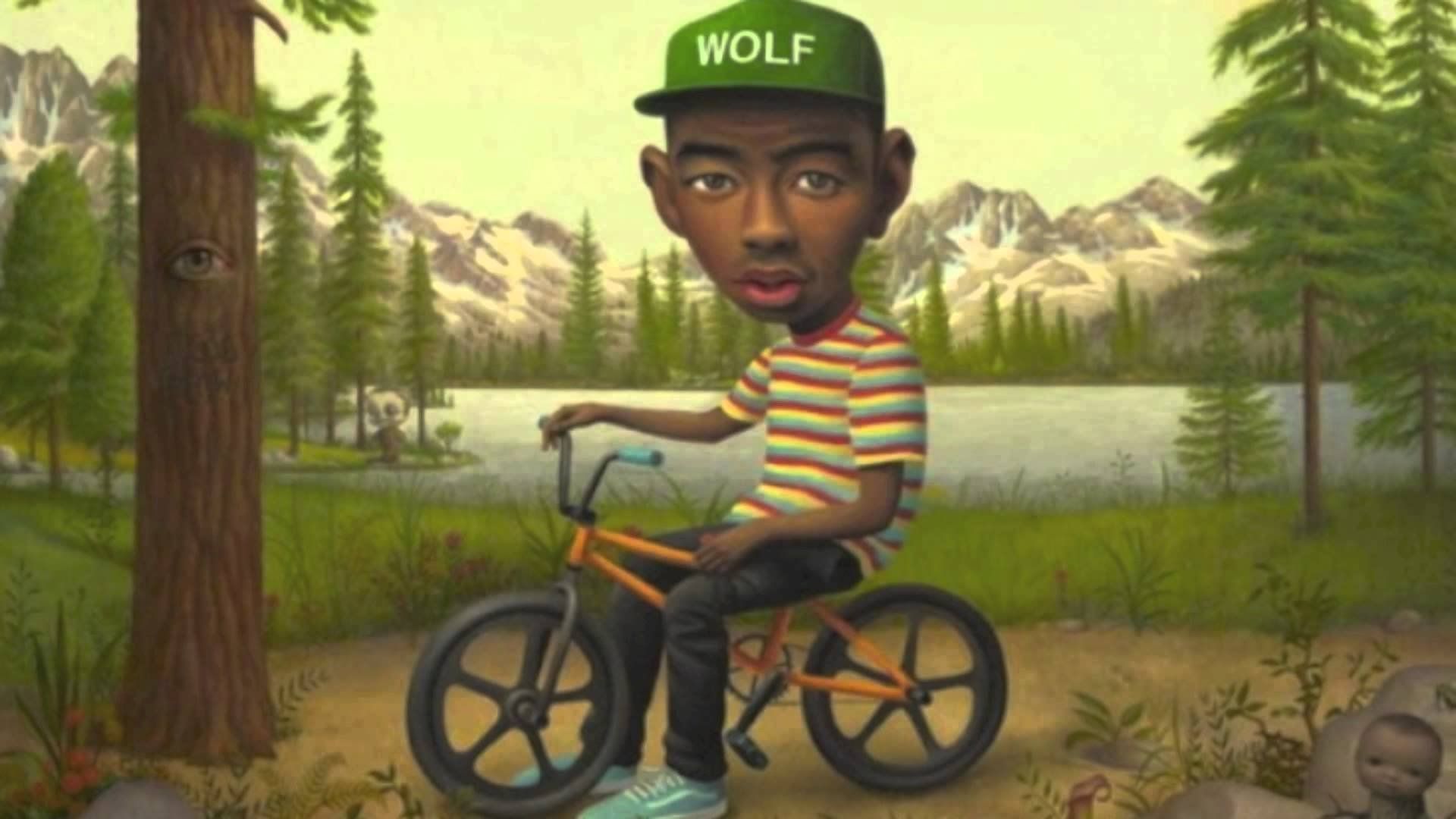 Wallpaper Tyler The Creator Wolf Album Cover