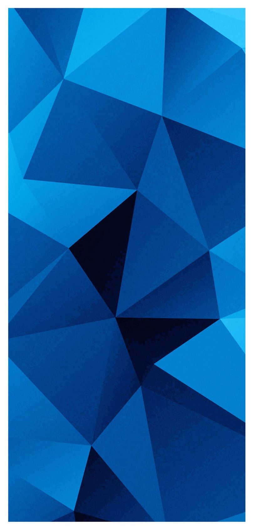 blue geometry mobile phone wallpaper background image free