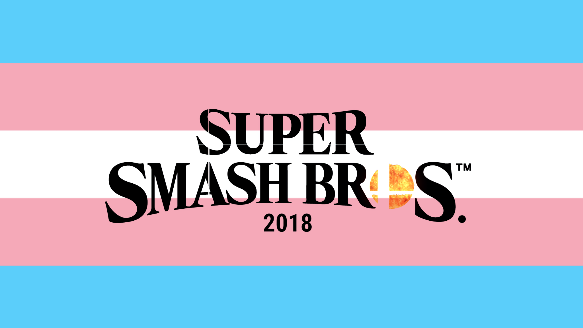 When you want to have a trans pride wallpaper, but are also hyped