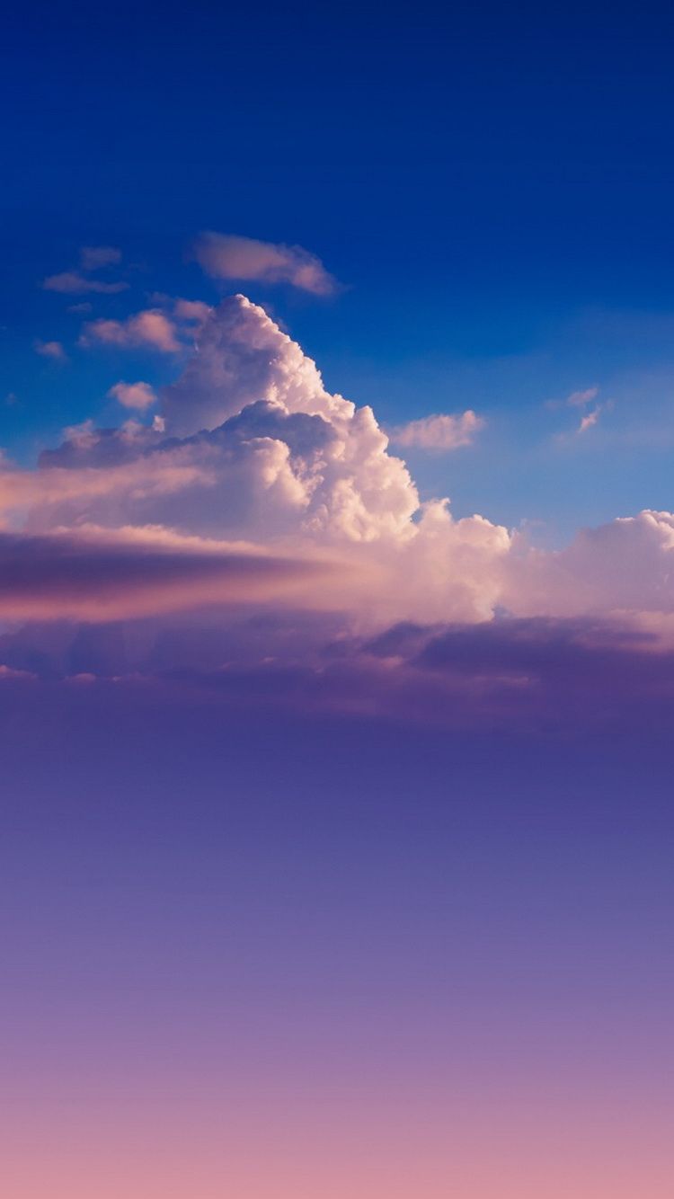 Cloud Sky Gradient iPhone 6 Wallpaper HD