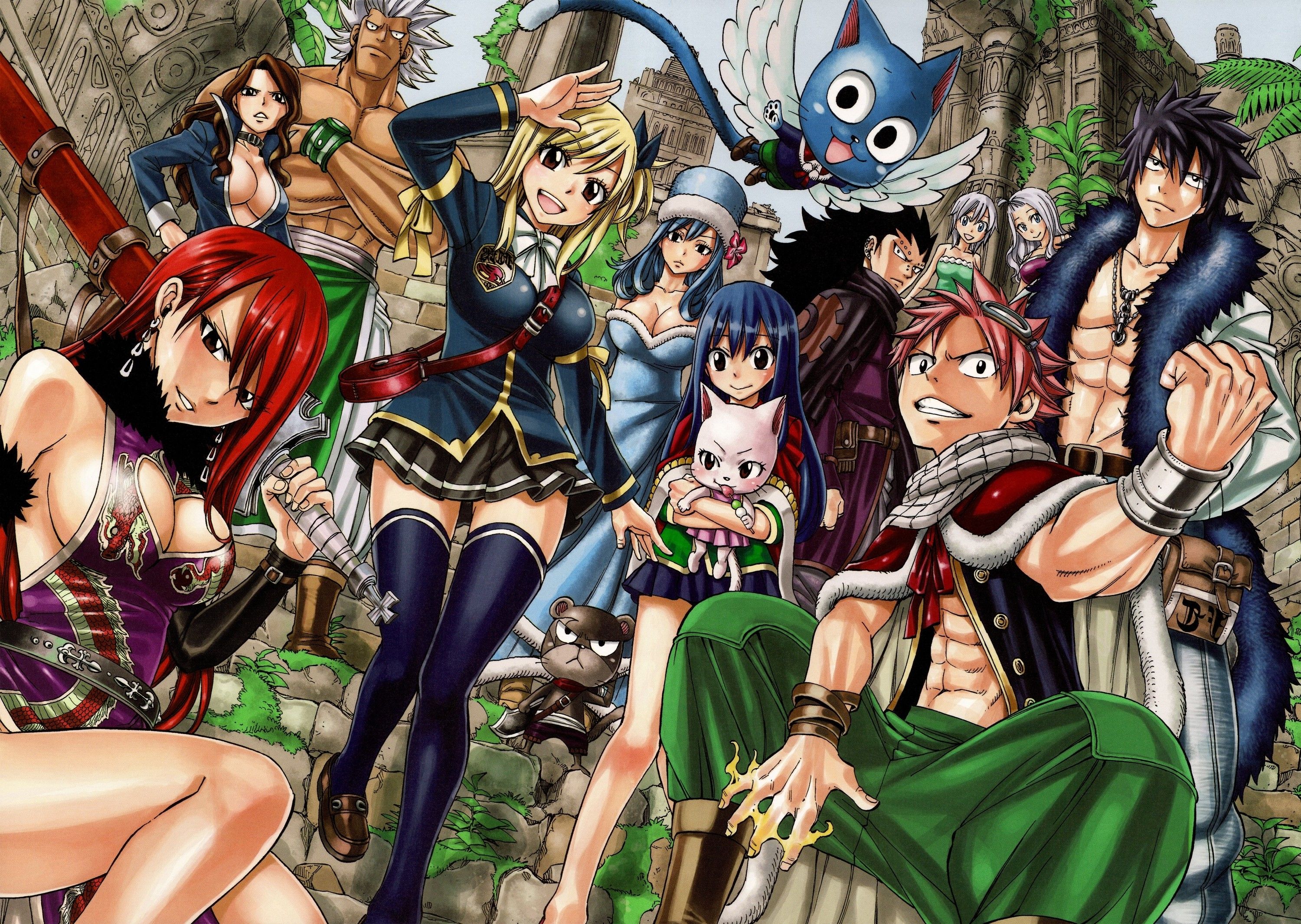 Fairy Tail, Scarlet Erza, Fullbuster Gray, Heartfilia Lucy
