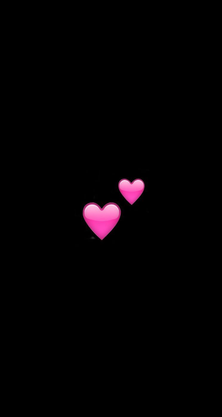 Heart Emoji Wallpaper Black Background : Use These Free Heart Emoji