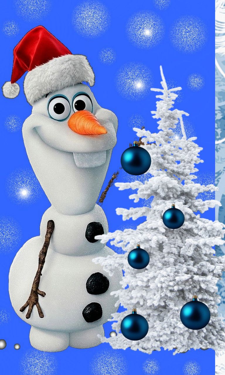 Frozen Olaf Christmas Wallpaper