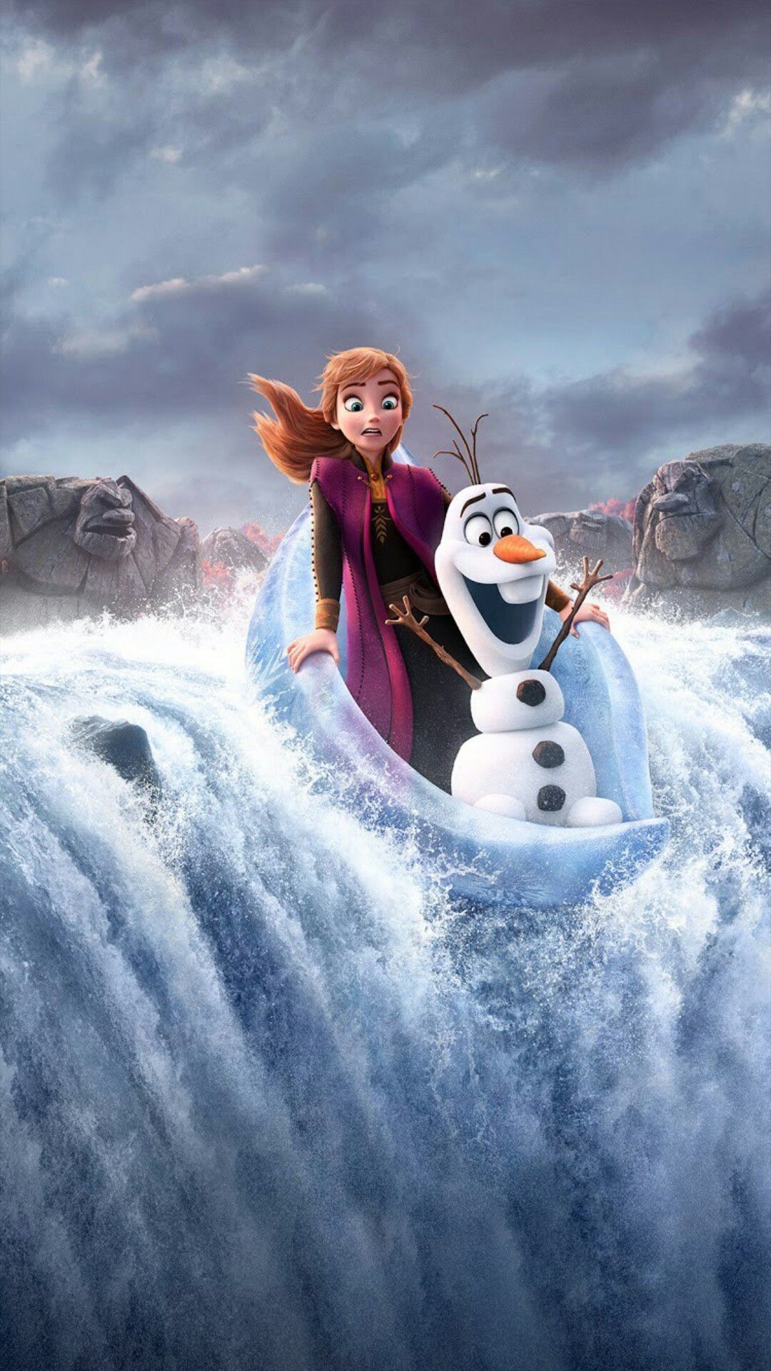 Frozen 2 (2019) Phone Wallpaper. Frozen disney movie, Disney