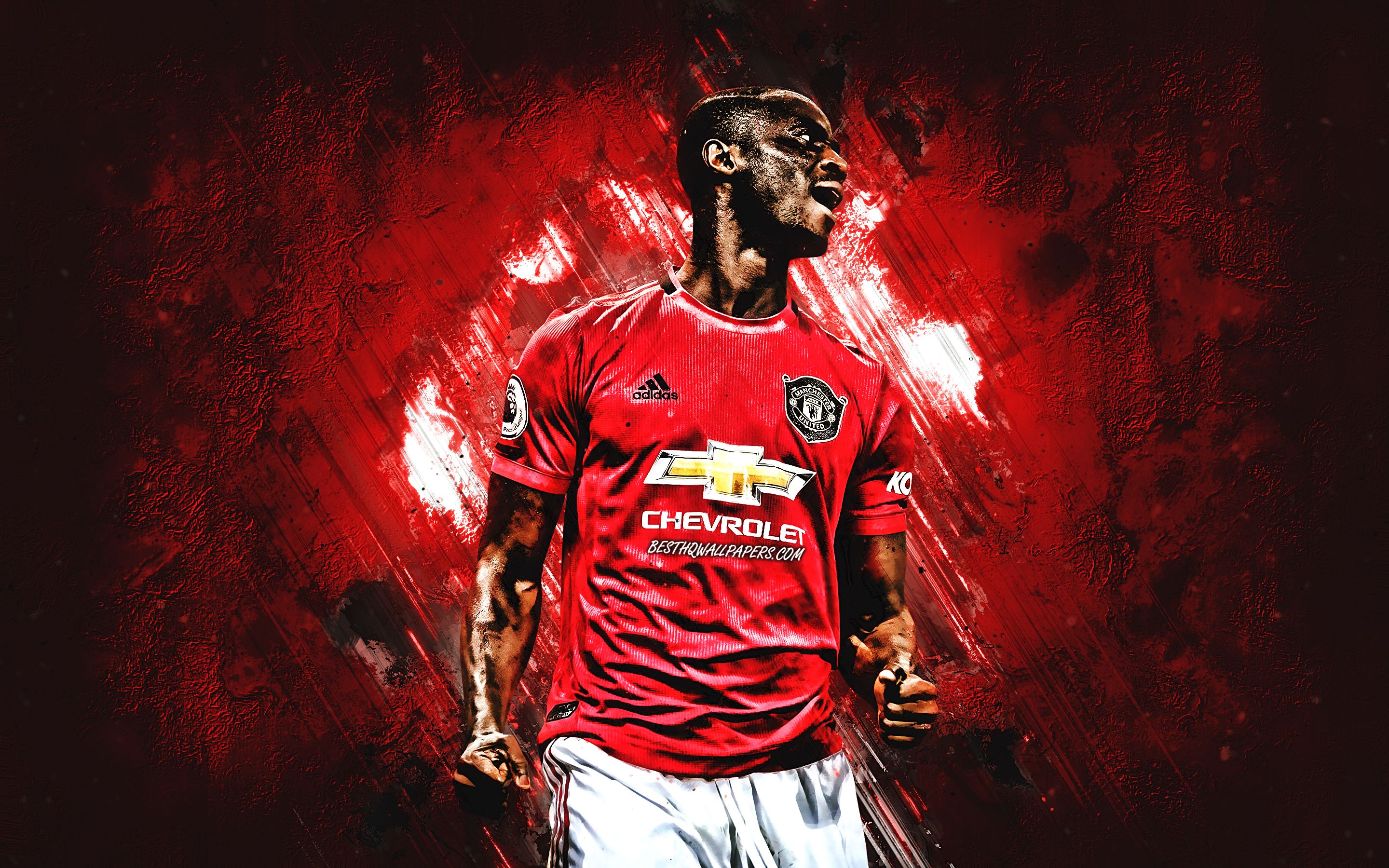Download wallpaper Eric Bailly, Manchester United FC, Ivorian