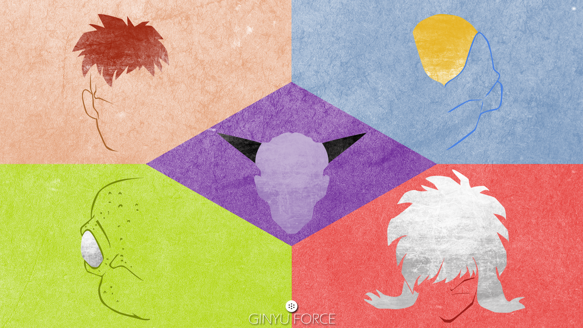 Dragonball Z GT Minimalist Art Wallpaper Volume 1