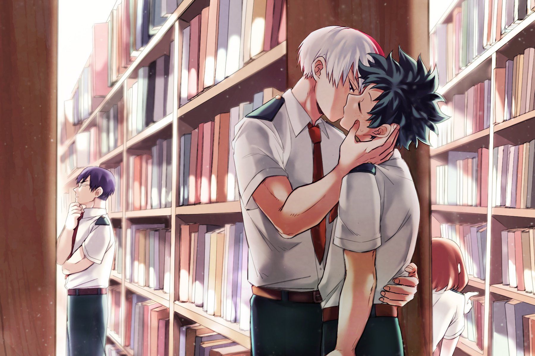 Library kiss part 1. Hero, My hero academia manga, My hero