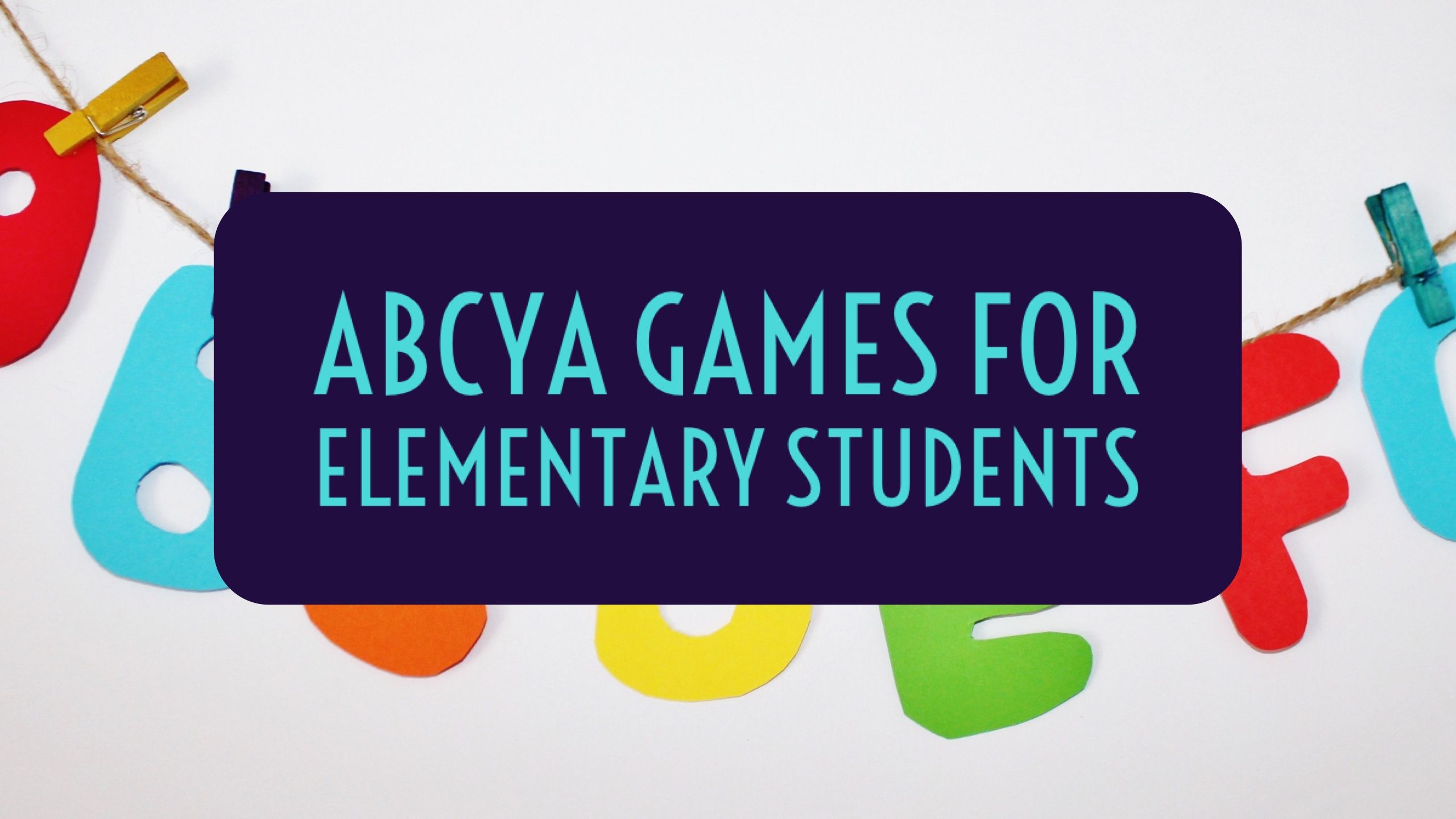 ABCya Games for Elementary Students on
