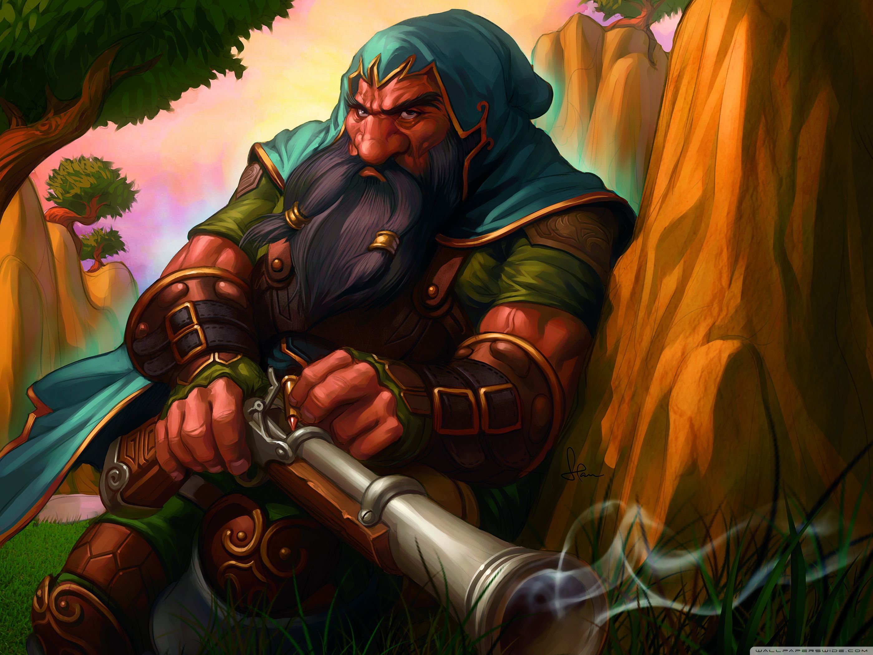 Download World Of Warcraft Dwarf UltraHD Wallpaper