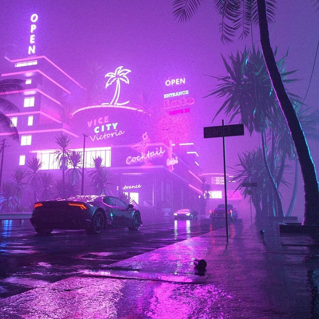 Purple City ideas. neon aesthetic, purple city, purple aesthetic