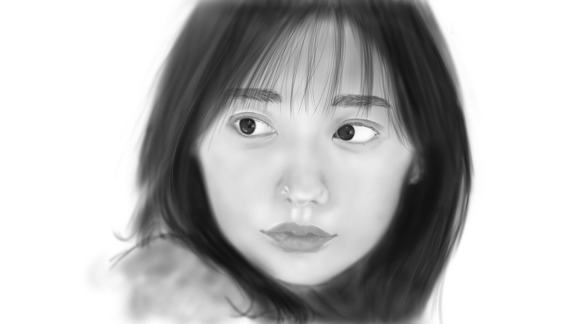 Portrait study Okuyama -, Fumiya Shibusawa